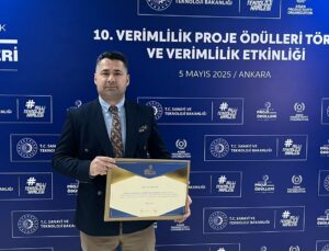 Bakan Kacır’dan Prof. Dr. Gök’e teşekkür belgesi