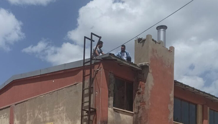 Kovalamaca çatıda bitti! Hırsızlık şüphelisi gözaltına alındı