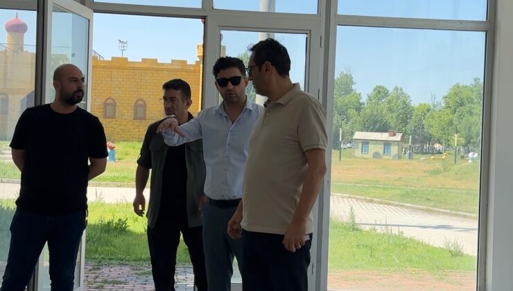 Başkan Derin çalışmaları yerinde inceledi