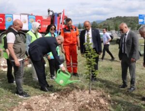 Tavşanlı OSB’de bin fidan toprakla buluştu