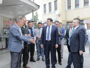 Vali Işın’dan kentsel dönüşüm proje alanında inceleme