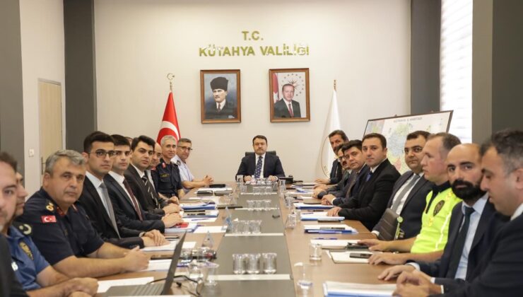 Bayramda alınacak güvenlik tedbirleri masaya yatırıldı