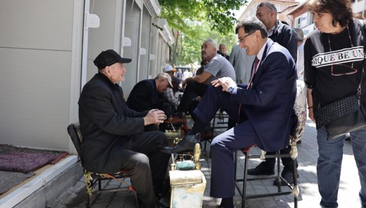 Ayakkabı boyacılarına daha modern hizmet alanı