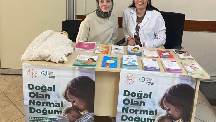 Doğum sürecinde destek oluyorlar