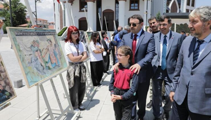 Kütahya ve Elazığ’lı öğrencilerden ortak sergi