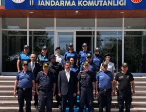 Emniyet Müdürü Osman Elbir’den Jandarma Teşkilatı’na ziyaret