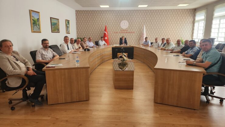 Lise müdürleri yıl sonu değerlendirme toplantısında buluştu