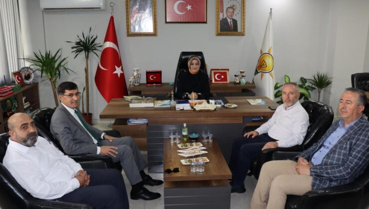 Başkan Kahveci’den AK Parti’ye ziyaret