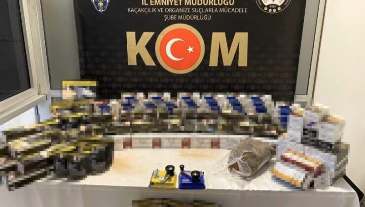 Kaçak sigara operasyonu: 140 bin 752 adet makaron ele geçirildi