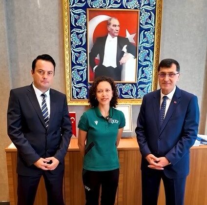 Başkan Eyüp Kahveci, klasman hakemlerini ağırladı