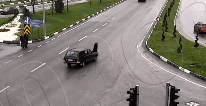 Trafik kazaları KGYS görüntülerine yansıdı