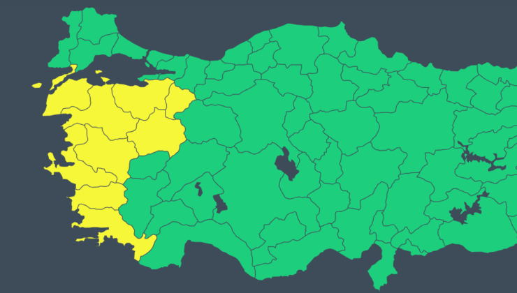 Meteoroloji Kütahya’yı ‘Sarı’ kodla uyardı