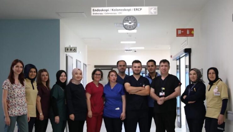 Şehir hastanesinde dev tümöre başarılı müdahale