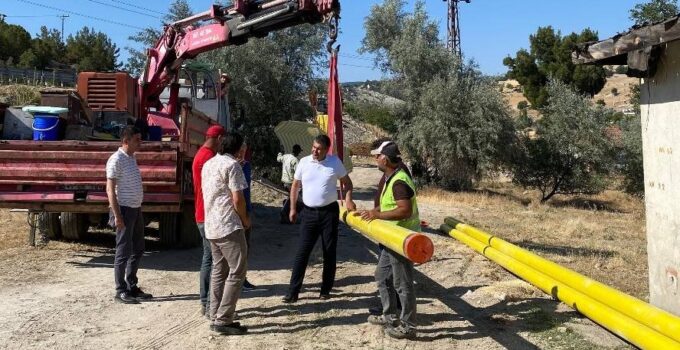 Gediz’de bir mahalle daha doğalgaza kavuşuyor