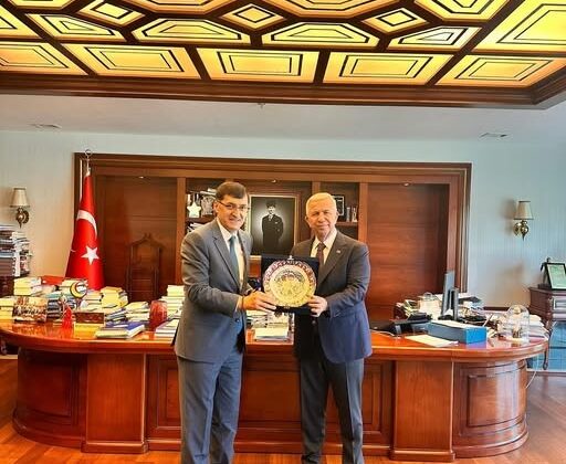 Başkan Kahveci’den Mansur Yavaş’a ziyaret