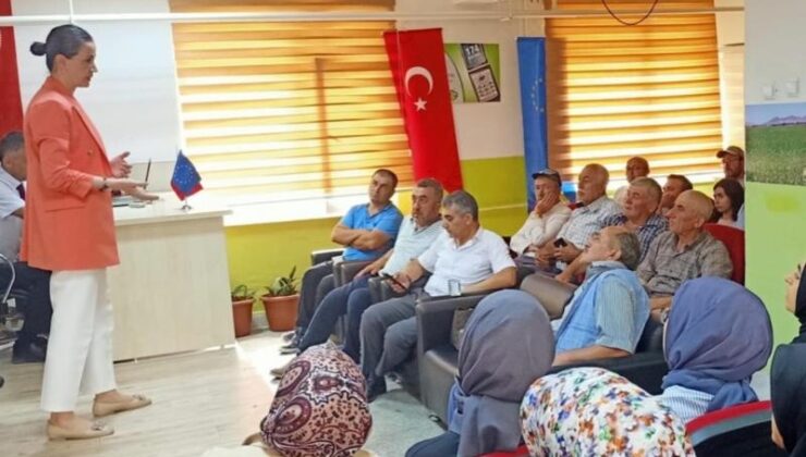 Üreticilere desteklemeler anlatıldı