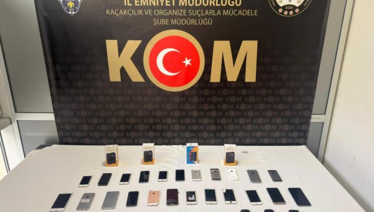 İşyerine kaçak telefon operasyonu