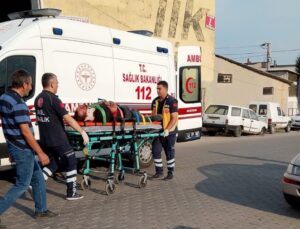 Otomobil ile motosiklet çarpıştı:1 yaralı