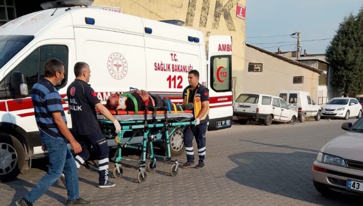 Otomobil ile motosiklet çarpıştı:1 yaralı