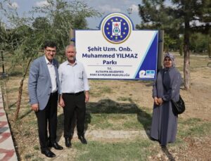 Şehit Muhammed Yılmaz’ın adı Yoncalı Mesire Alanı’nda yaşayacak