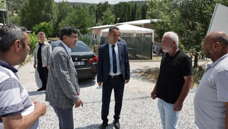 Porsuk Mesire Alanı yolu yenilendi