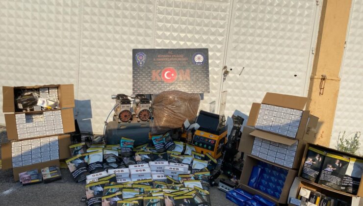 Kaçak tütün operasyonu: 57 bin 600 makaron ele geçirildi