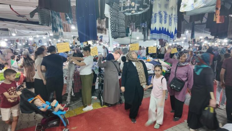 Tarhana Festivali’nde kıyafet pazarına yoğun ilgi