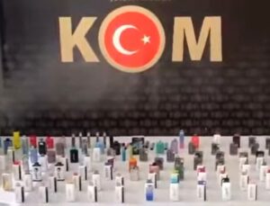 124 kaçak elektronik sigara ele geçirildi