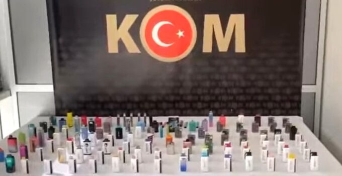 124 kaçak elektronik sigara ele geçirildi