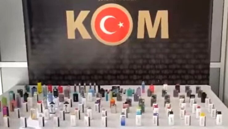 124 kaçak elektronik sigara ele geçirildi
