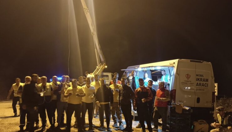 Kütahya Müftülüğü’nden yangın bölgesine destek