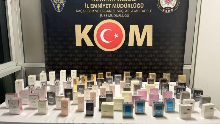 Durdurulan araçta kaçak parfüm ele geçirildi
