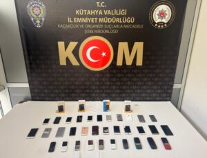 37 adet gümrük kaçağı cep telefonu ele geçirildi