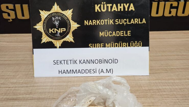 Durdurulan araçta uyuşturucu madde ele geçirildi: 1 tutuklama