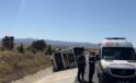 Devrilen TIR’ın sürücüsü yaralandı