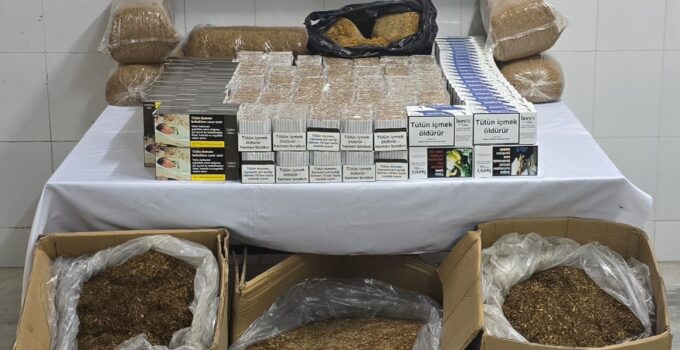 Kaçak sigara operasyonu: 60 bin makaron ele geçirildi