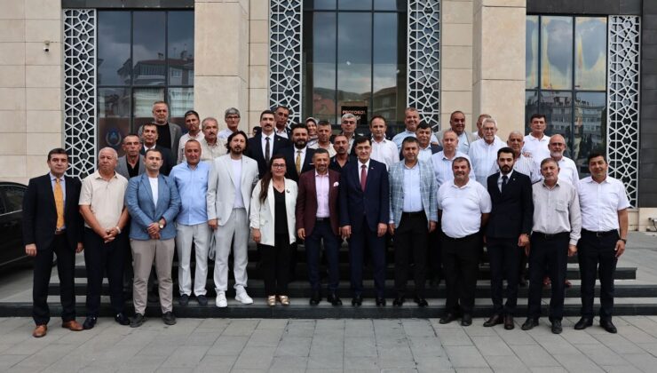 MHP Heyetinden Başkan Eyüp Kahveci’ye ziyaret