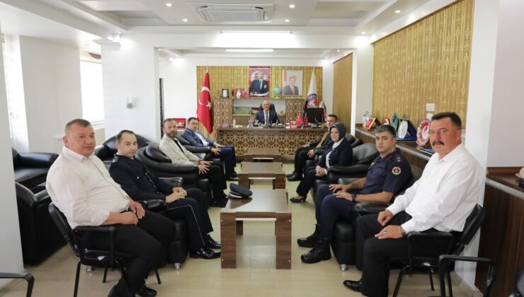 İl protokolünden Hisarcık Belediyesi’ne ziyaret