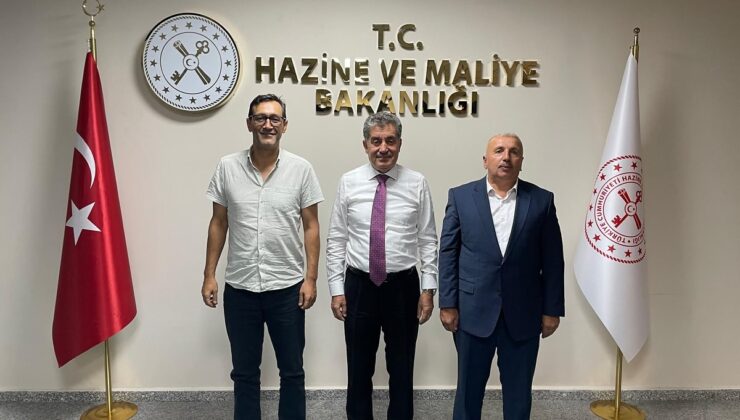 Belediye Başkanı Derin’den Bakan Yardımcısı Cantimur’a ziyaret