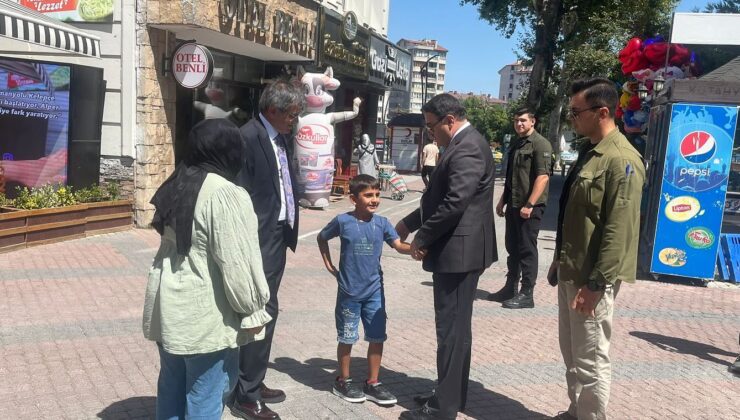 Vali Işın, esnaf ve vatandaşlarla buluştu