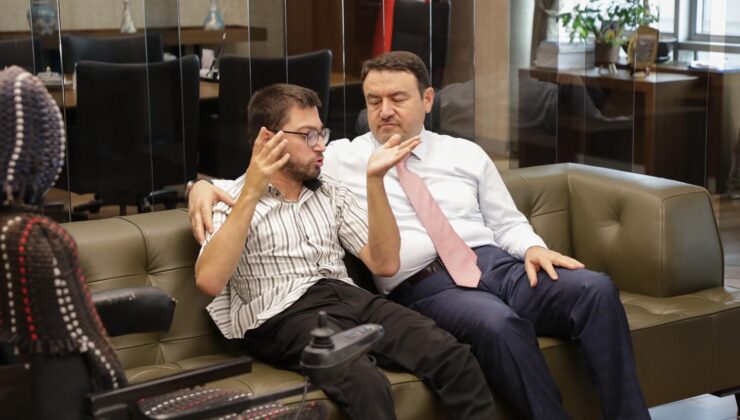 Vali Işın engelli vatandaşı makamında ağırladı
