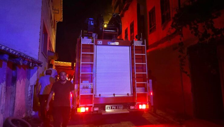 Evin mutfağında çıkan yangında 1 kişi dumandan etkilendi