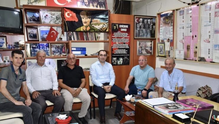 Kaymakam Özdemir Şehit ve Gaziler Derneği’ni ziyaret etti