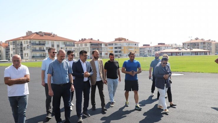 Spor altyapı çalışmaları hız kesmeden devam ediyor