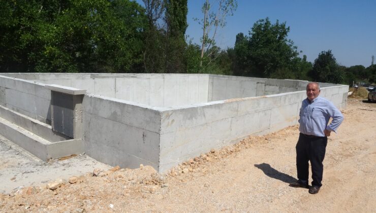 Orman yangınlarında kullanılması için 450 tonluk su havuzu yapıldı