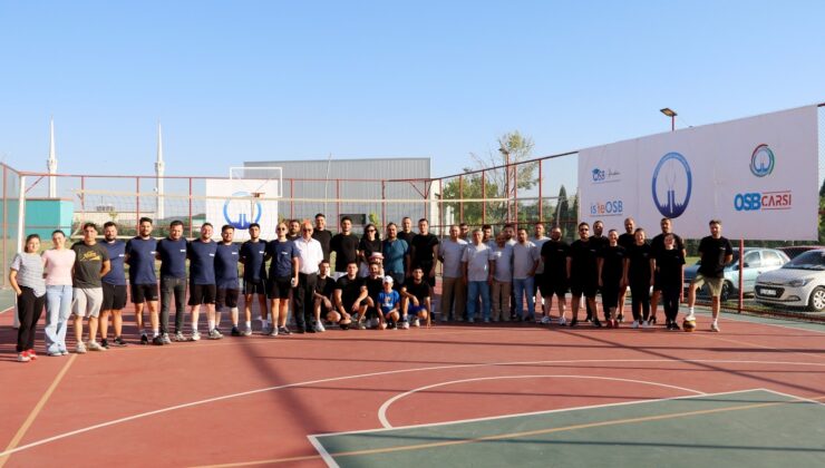 Kütahya OSB’de voleybol turnuvası heyecanı yaşandı