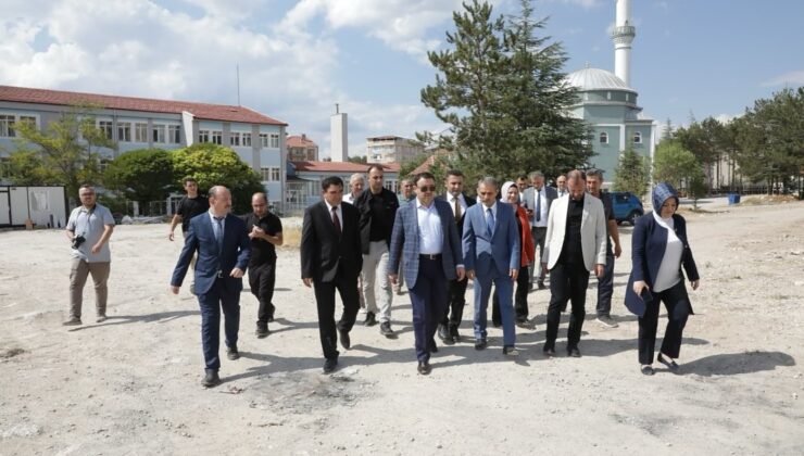 Vali Işın eğitim yatırımlarını yerinde inceledi