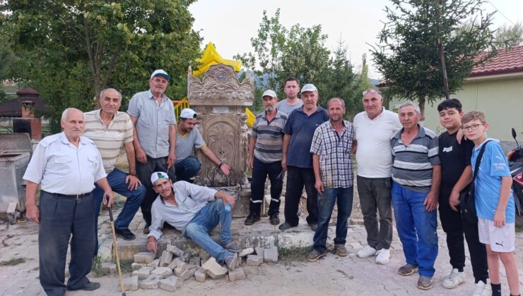 Köylülerin dayanışmasıyla içme suyu sorunu çözüldü