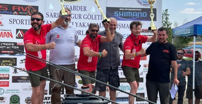 Kütahya ekibi sportif balıkçılıkta rekor kırdı