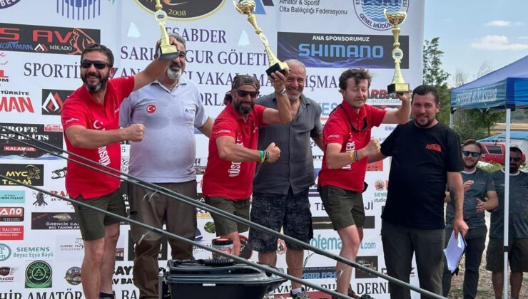 Kütahya ekibi sportif balıkçılıkta rekor kırdı